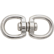 National Hardware 3135BC Series N222-943 Chain Swivel, 5/8 in, 105 lb Weight Capacity, Zinc, Nickel