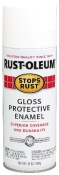 Stops Rust Protective Enamel Spray Gloss White