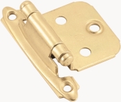 Amerock BP34293/BPR34293 Cabinet Hinge, Steel, Polished Brass