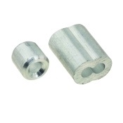 National Hardware V3231 Series N283-853 Ferrule and Stop, 1/8 in Dia Cable, Aluminum