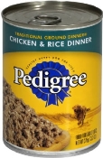 Pedigree Chicken & Rice Ground Dinner Dog Food