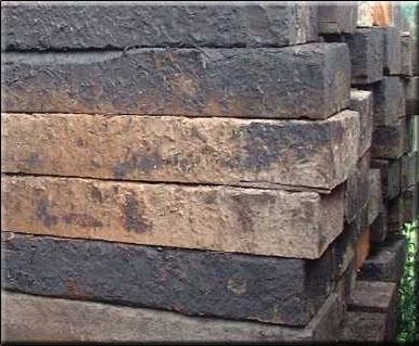6x8 8 1 Used Retaining Railroad Tie At Mccoy S - How Much Does A Railroad Tie Retaining Wall Cost