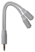 3.5 mm, Premium White, Y Adapter Cable
