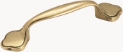 Amerock 253LB Cabinet Pull, 4-3/4 in L Handle, Zinc, Light Antique Brass
