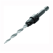 IRWIN 1882783 Countersink Drill Bit, 2-5/16 in L Flute, 1/4 in Dia Shank