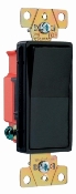 Legrand Black 20 amp decorator style single pole switch 120/277 volts