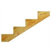 4 Step Ground Contact Treated Stair Stringer