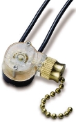 Pull Chain Switch Brass Plated 18AWG