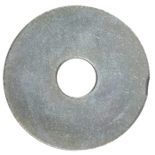 1/4X1 Zinc Plated Metric Fender Washer