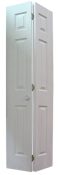 2667 Textured 6 Panel Bifold Door