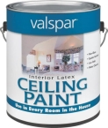 Interior Latex Ceiling Paint, White, 1 Gallon