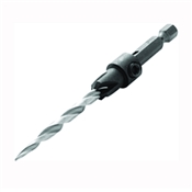 IRWIN 1882781 Countersink Drill Bit, 1-3/4 in L Flute, 1/4 in Dia Shank
