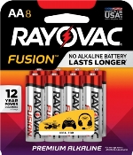 Rayovac 815-8TFUSK AA Batteries, 8 Pack