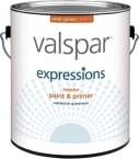 Expressions Semi-Gloss Interior Latex Paint & Primer, White, 1 Gallon
