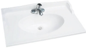 Foremost 31" x 19" Cultured Marble 1 Bowl Vanity Top - White