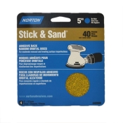5" 40 Grit Stick & Sand Disc - 4 Pack