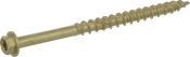 Power Pro ONE Multi-Material Screw Exterior Hex-Wash Head Bronze-Plated #10 x 2-3/4"