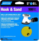 5" 100 Grit Hook & Loop Sanding Disc - 4 Pack