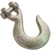 National Hardware N282-103 Clevis Slip Hook, 4700 Lb, Forged Steel, Yellow Chromate