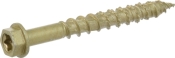Power Pro ONE Multi-Material Screw Exterior Hex-Wash Head Bronze-Plated 1/4" x 2-1/4"