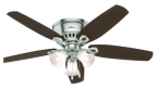 Ceiling Fan, 120 V, 3-Speed, 5-Blade, 52 In