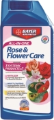 Bayer Advanced 701260B All-In-One Concentrate Rose/Flower Care, 32 Oz, Tan, Slightly Viscous Liquid