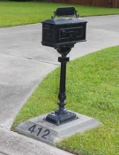Concrete Mailbox Base