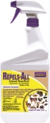Bonide Repels-All Shot Gun 238 Ready-To-Use Animal Repellent, 1 Qt Bottle, Tan, Liquid