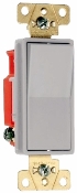 Legrand grey 20 amp decorator style single pole switch 120/277 volts