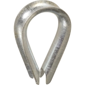 National Hardware N176-834 Rope Thimble, Cold Rolled Steel, Zinc Plated