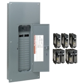 200 Amp 30-Space 60-Circuit Indoor Main Breaker Load Center with Cover - Value Pack 