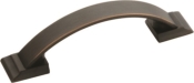 Amerock BP29349ORB Drawer Pull, 4-3/8 in L Handle, Zinc, Oil-Rubbed Bronze