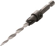 IRWIN 1882782 Countersink Drill Bit, 2-1/8 in L Flute, 1/4 in Dia Shank