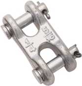 National Hardware N240-879 Double Clevis Link, 1/4 - 5/16 In, 3900 Lb, Forged Steel, Zinc Plated