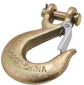 National Hardware 3256BC Series N830-318 Clevis Slip Hook with Latch, 6600 lb Working Load Limit, 3/8 in, Steel