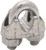 Cable Clamps 1/4In  Zn Plt