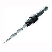 IRWIN 1882630 Countersink Drill Bit, 1-1/2 in L Flute, 1/4 in Dia Shank
