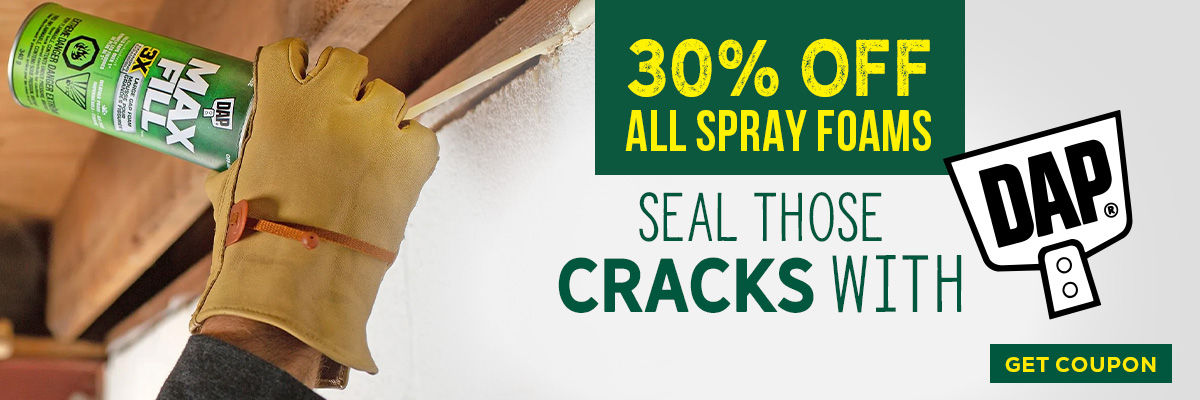 DAP 30% Off Spray Foams