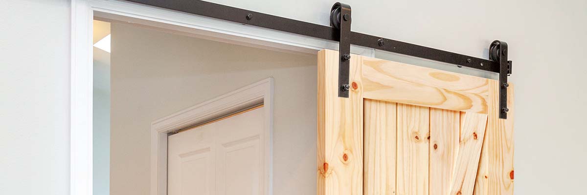 Barn Door Inside Home