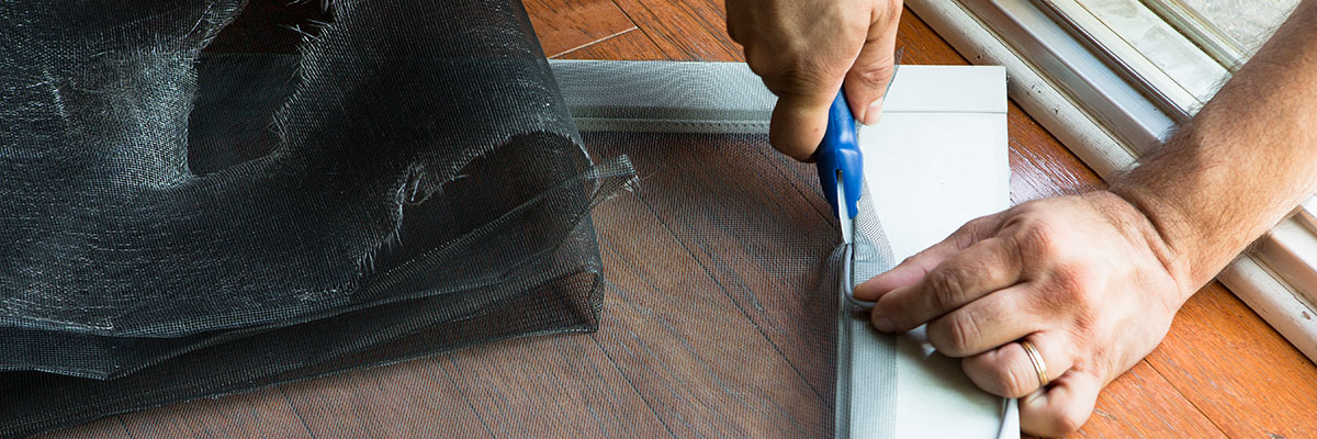 Measuring Screen for Screen Door