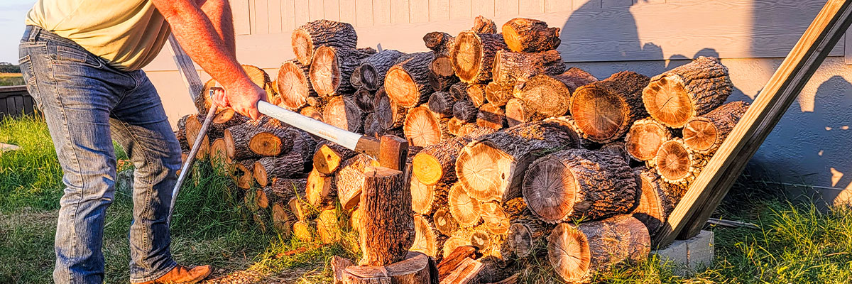 Splitting Firewood the Right Way