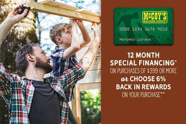 The McCoy's Consumer Credit Card