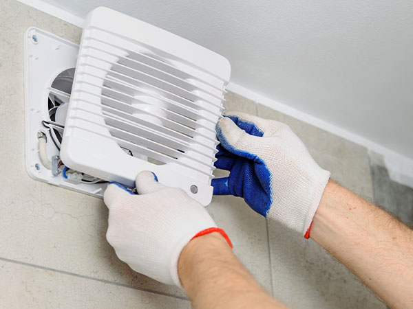 Bath fan installation